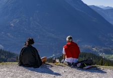 Brotzeit am Hirscheck auf 1391m