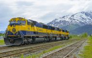 Fahrzeuge, Schienenfahrzeuge - Eisenbahnfahrzeuge  Alaska Railroad 02.JPG