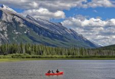Impressionen aus WESTKANADA - Kanuausflug auf den Vermillion Lakes