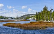 Wyoming, Northwest - Yellowstone National Park Lewis Lake & Lewis Falls 02.JPG