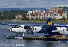 Zauberhaftes Victoria BC - Seaplane Terminal im Hafenbereich.JPG