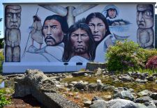 Vancouver Island - Perle im Kanadischen Westen - Chemainus, Wandmalereien mit Geschichte