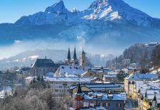 Berchtesgaden - Berchtesgaden with Mount Watzmann, Berchtesgaden