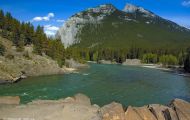 Alberta, Canadian Rockies - Banff Area - Bow Falls 03.JPG