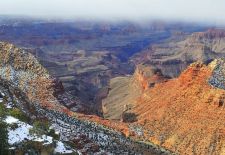 A touch of winter at Desert View Drive