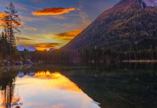 Berchtesgadener Land - Sonnenaufgang am mystischen Hintersee