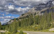 Alberta, Canadian Rockies - Banff Area  Lake Minnewanka Loop Road 08.JPG