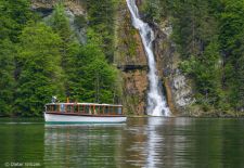Servus am Königssee - Der Schrainbachfall mit Elektro - Ausflugsboot