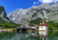 Mein Berchtesgadener Land - Wunderschön zu jeder Jahreszeit - Halbinsel Hirschau mit St. Bartholomä, Schönau