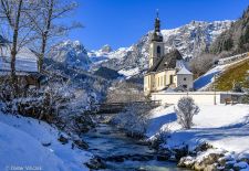 Mein Berchtesgadener Land - Wunderschön zu jeder Jahreszeit - Weltberühmter Malerwinkel mit St.Sebastian, Ramsau