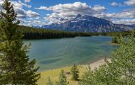 Alberta, Canadian Rockies - Banff Area  Lake Minnewanka Loop Road 09.JPG