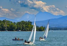 Unter vollen Segeln, Chiemsee