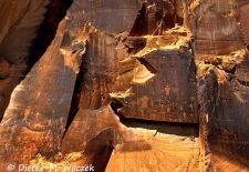 Nachrichten auf Stein im Westen der USA - Kane Creek Road, Moab.JPG
