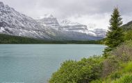 Alberta, Canadian Rockies - Icefields Parkway  Highway 93, Hector Lake 02.JPG