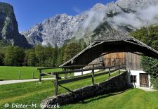 Grüß Gott am Königssee - Scheune in St. Bartholomä.JPG