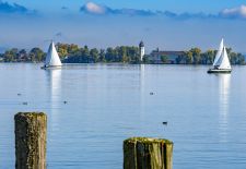 Segeln vor der Fraueninsel, Chiemsee
