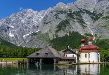 Berchtesgaden - St. Bartholomew at Lake Koeningssee, Schoenau