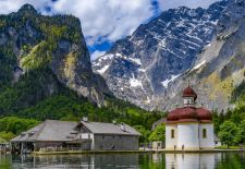 Impressionen aus dem BERCHTESGADENER LAND - Halbinsel Hirschau mit St. Bartholomä
