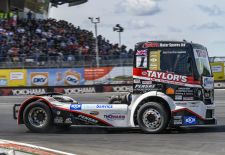 British Race Trucks - NAVI STAR Race Truck on his way to finish first