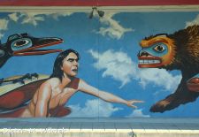 Alaskan Signs and Graffiti - Schilder, Kunst und Kuriositaeten - Wandmalerei in Downtown Juneau.JPG