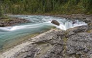 Alberta, Canadian Rockies - Icefields Parkway  Highway 93, Sunwapta Falls 02.JPG