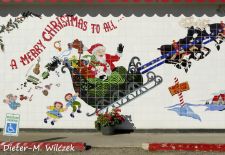 Alaskan Signs and Graffiti - Schilder, Kunst und Kuriositaeten - Wandfliesen in North Pole.JPG