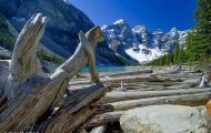 Alberta, Canadian Rockies - Banff Area  Banff National Park, Moraine Lake 02.JPG