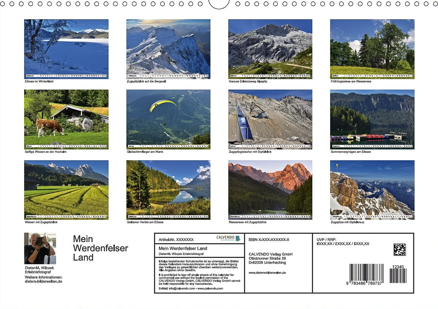 Grüß Gott am Königssee - Rückseite Kalender