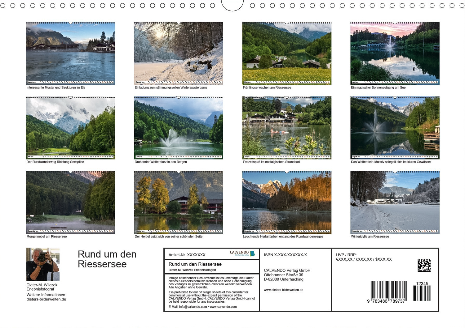 Grüß Gott am Königssee - Rückseite Kalender