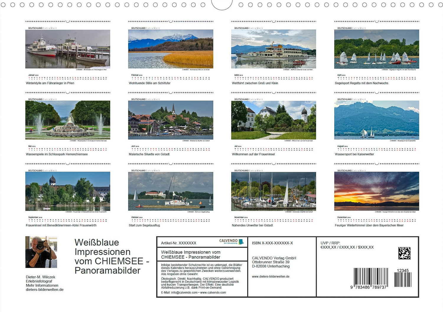 Grüß Gott am Königssee - Rückseite Kalender