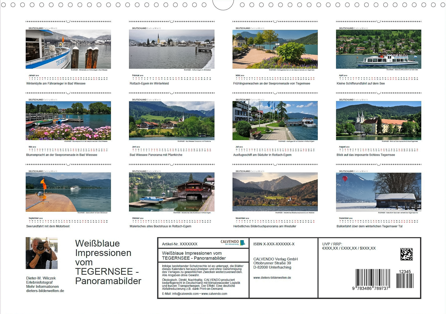 Grüß Gott am Königssee - Rückseite Kalender