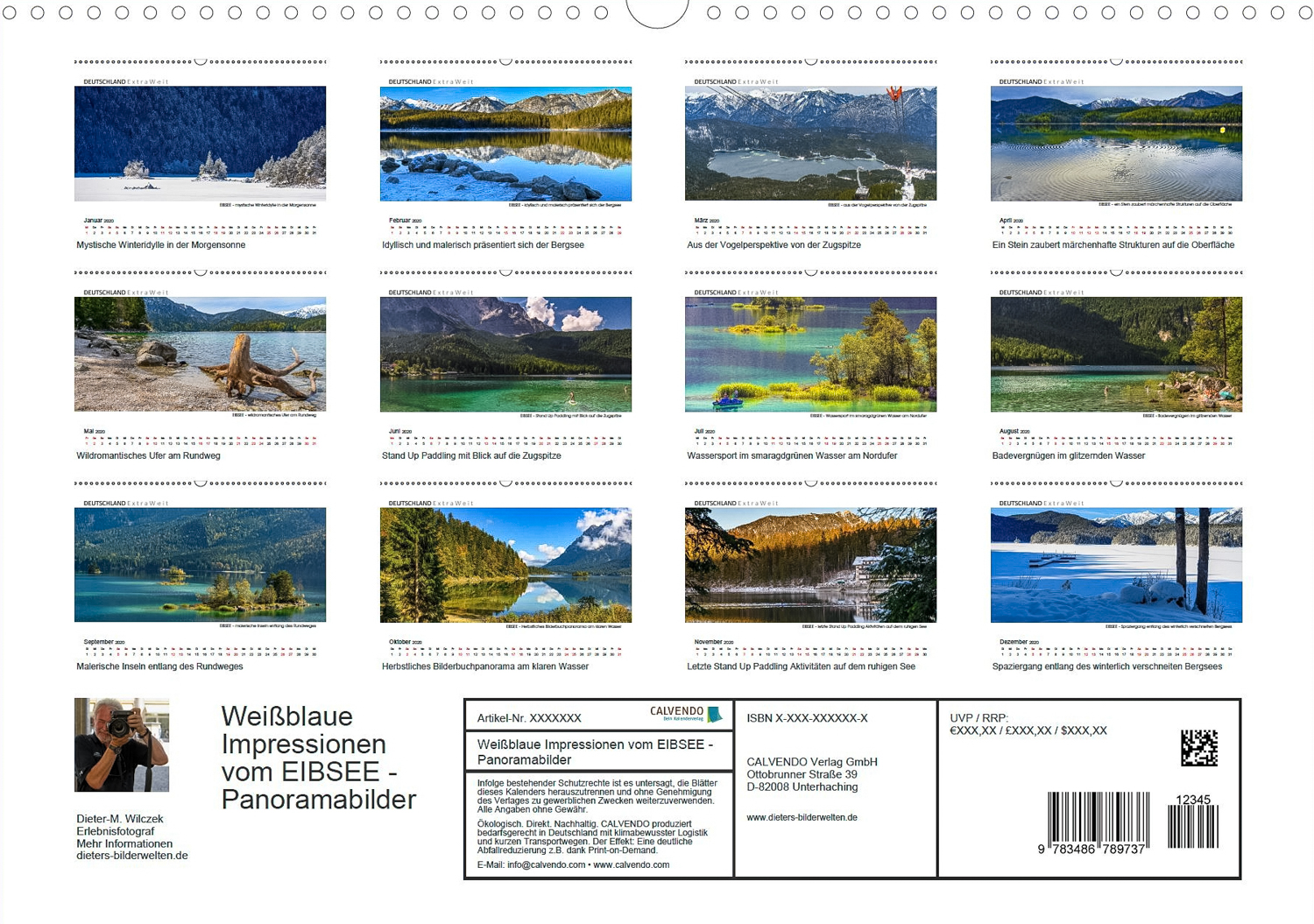 Grüß Gott am Königssee - Rückseite Kalender