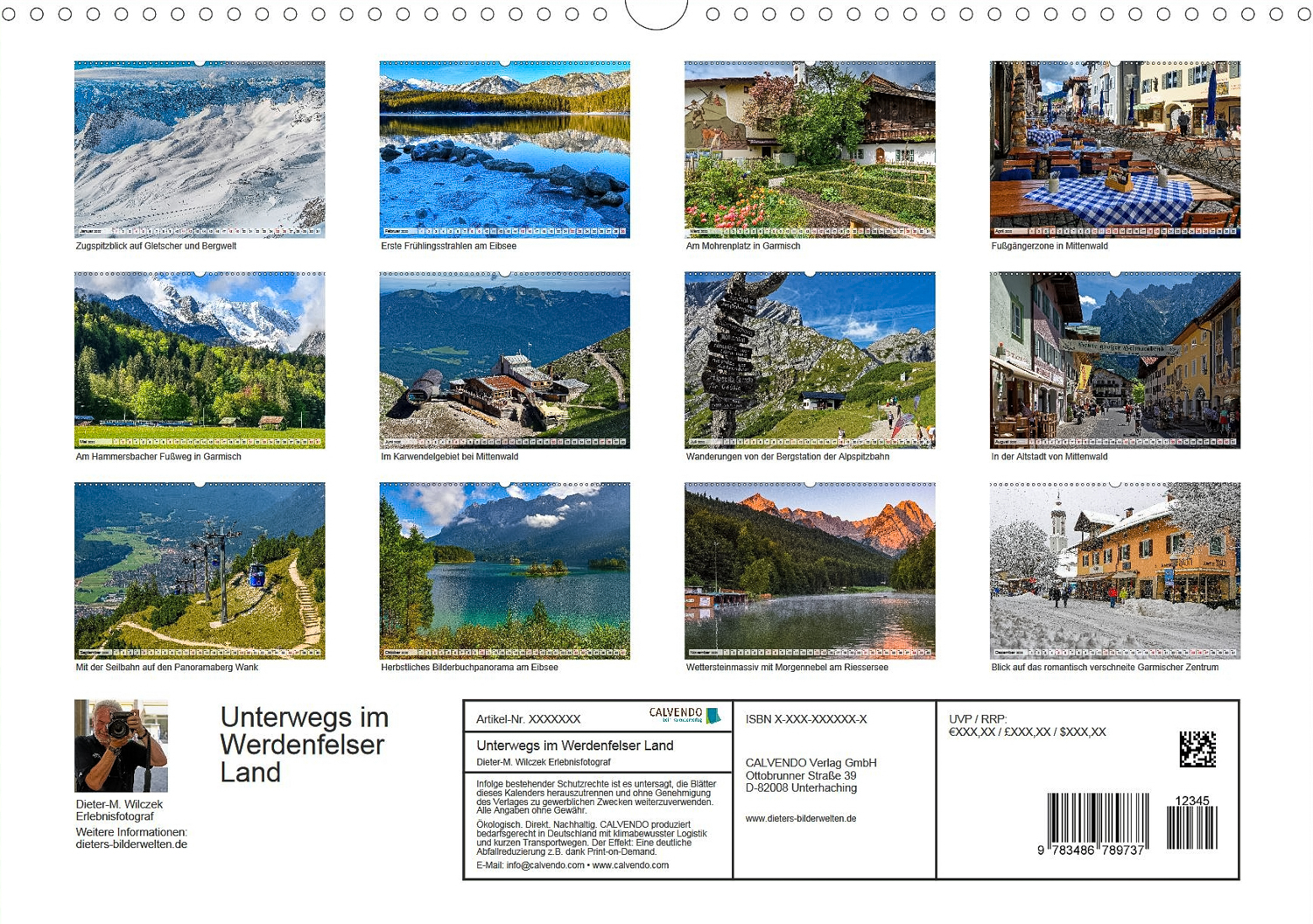 Grüß Gott am Königssee - Rückseite Kalender