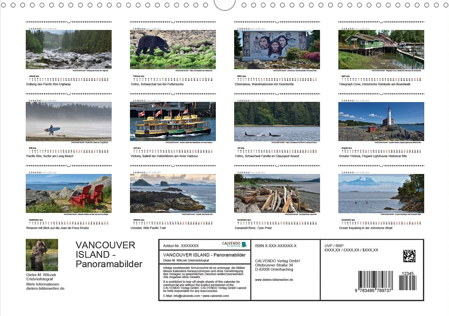 Grüß Gott am Königssee - Rückseite Kalender