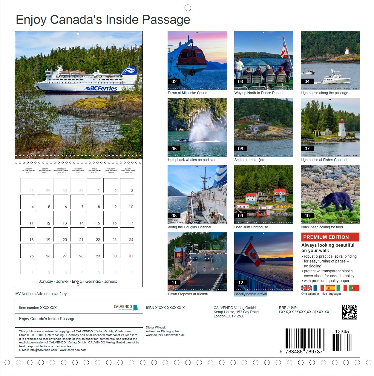 Grüß Gott am Königssee - Rückseite Kalender