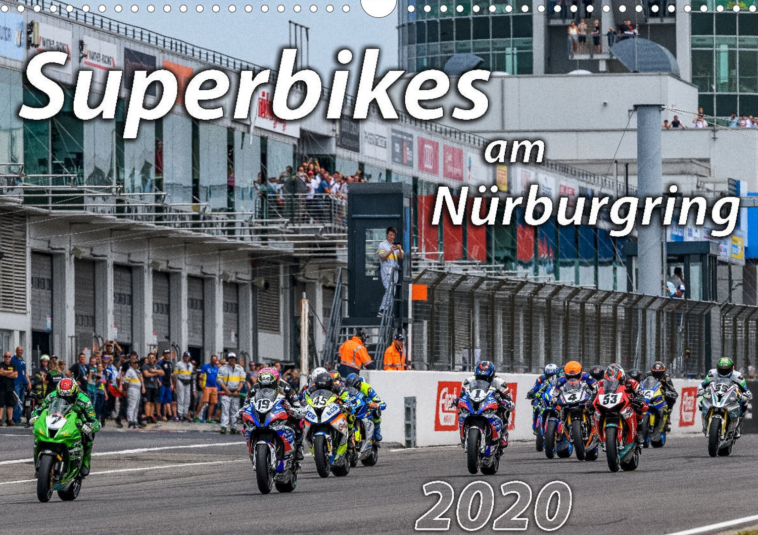 Superbikes am Nürburgring - Titelseite Kalender